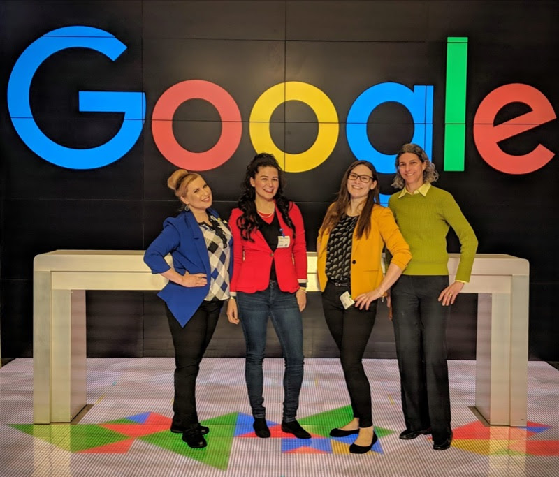 A photo of the Interact team at our very first Google Day!